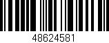 Código de barras (EAN, GTIN, SKU, ISBN): '48624581'
