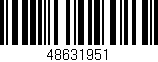 Código de barras (EAN, GTIN, SKU, ISBN): '48631951'