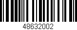 Código de barras (EAN, GTIN, SKU, ISBN): '48632002'
