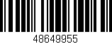 Código de barras (EAN, GTIN, SKU, ISBN): '48649955'