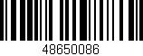 Código de barras (EAN, GTIN, SKU, ISBN): '48650086'