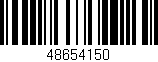 Código de barras (EAN, GTIN, SKU, ISBN): '48654150'