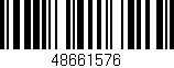 Código de barras (EAN, GTIN, SKU, ISBN): '48661576'