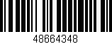 Código de barras (EAN, GTIN, SKU, ISBN): '48664348'