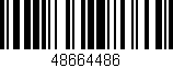 Código de barras (EAN, GTIN, SKU, ISBN): '48664486'