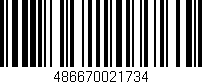 Código de barras (EAN, GTIN, SKU, ISBN): '486670021734'