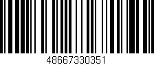 Código de barras (EAN, GTIN, SKU, ISBN): '48667330351'