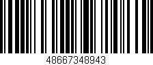 Código de barras (EAN, GTIN, SKU, ISBN): '48667348943'