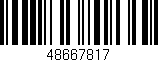 Código de barras (EAN, GTIN, SKU, ISBN): '48667817'
