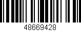 Código de barras (EAN, GTIN, SKU, ISBN): '48669428'