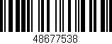 Código de barras (EAN, GTIN, SKU, ISBN): '48677538'