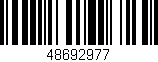 Código de barras (EAN, GTIN, SKU, ISBN): '48692977'