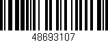 Código de barras (EAN, GTIN, SKU, ISBN): '48693107'