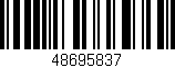 Código de barras (EAN, GTIN, SKU, ISBN): '48695837'