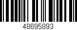 Código de barras (EAN, GTIN, SKU, ISBN): '48695893'