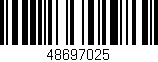 Código de barras (EAN, GTIN, SKU, ISBN): '48697025'