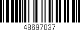 Código de barras (EAN, GTIN, SKU, ISBN): '48697037'