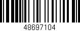 Código de barras (EAN, GTIN, SKU, ISBN): '48697104'