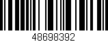 Código de barras (EAN, GTIN, SKU, ISBN): '48698392'