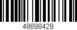 Código de barras (EAN, GTIN, SKU, ISBN): '48698429'