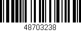 Código de barras (EAN, GTIN, SKU, ISBN): '48703238'