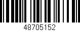 Código de barras (EAN, GTIN, SKU, ISBN): '48705152'