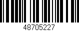 Código de barras (EAN, GTIN, SKU, ISBN): '48705227'