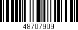 Código de barras (EAN, GTIN, SKU, ISBN): '48707909'