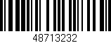Código de barras (EAN, GTIN, SKU, ISBN): '48713232'