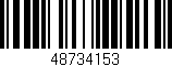 Código de barras (EAN, GTIN, SKU, ISBN): '48734153'