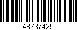 Código de barras (EAN, GTIN, SKU, ISBN): '48737425'