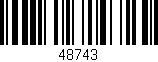 Código de barras (EAN, GTIN, SKU, ISBN): '48743'