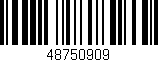 Código de barras (EAN, GTIN, SKU, ISBN): '48750909'