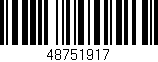 Código de barras (EAN, GTIN, SKU, ISBN): '48751917'