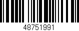 Código de barras (EAN, GTIN, SKU, ISBN): '48751991'