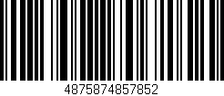 Código de barras (EAN, GTIN, SKU, ISBN): '4875874857852'
