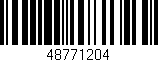 Código de barras (EAN, GTIN, SKU, ISBN): '48771204'
