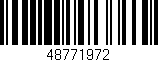 Código de barras (EAN, GTIN, SKU, ISBN): '48771972'