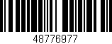 Código de barras (EAN, GTIN, SKU, ISBN): '48776977'