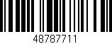 Código de barras (EAN, GTIN, SKU, ISBN): '48787711'