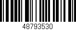 Código de barras (EAN, GTIN, SKU, ISBN): '48793530'