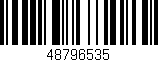 Código de barras (EAN, GTIN, SKU, ISBN): '48796535'