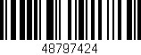Código de barras (EAN, GTIN, SKU, ISBN): '48797424'
