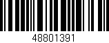 Código de barras (EAN, GTIN, SKU, ISBN): '48801391'
