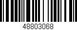 Código de barras (EAN, GTIN, SKU, ISBN): '48803068'