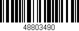 Código de barras (EAN, GTIN, SKU, ISBN): '48803490'