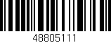 Código de barras (EAN, GTIN, SKU, ISBN): '48805111'