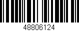 Código de barras (EAN, GTIN, SKU, ISBN): '48806124'