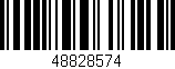 Código de barras (EAN, GTIN, SKU, ISBN): '48828574'
