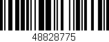 Código de barras (EAN, GTIN, SKU, ISBN): '48828775'